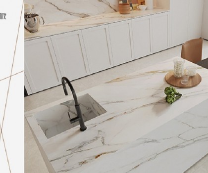 新明珠巖板廚房臺面新品丨顏值與功能，愛和煙火氣