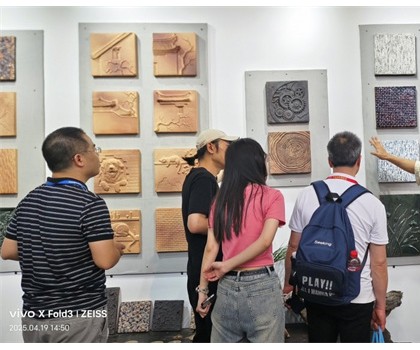 第42屆佛山陶博會期間，陳工陶純手工陶藝磚新品驚艷亮相